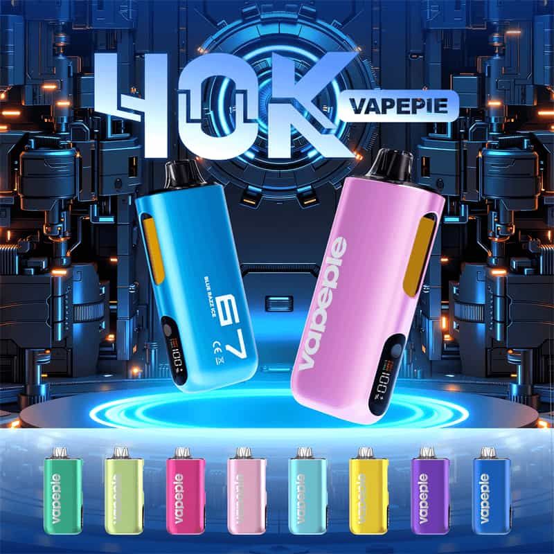 VAPEPIE PRO 40 000 Bouffées – Ultra-Fin | Jusqu’à 1 Mois