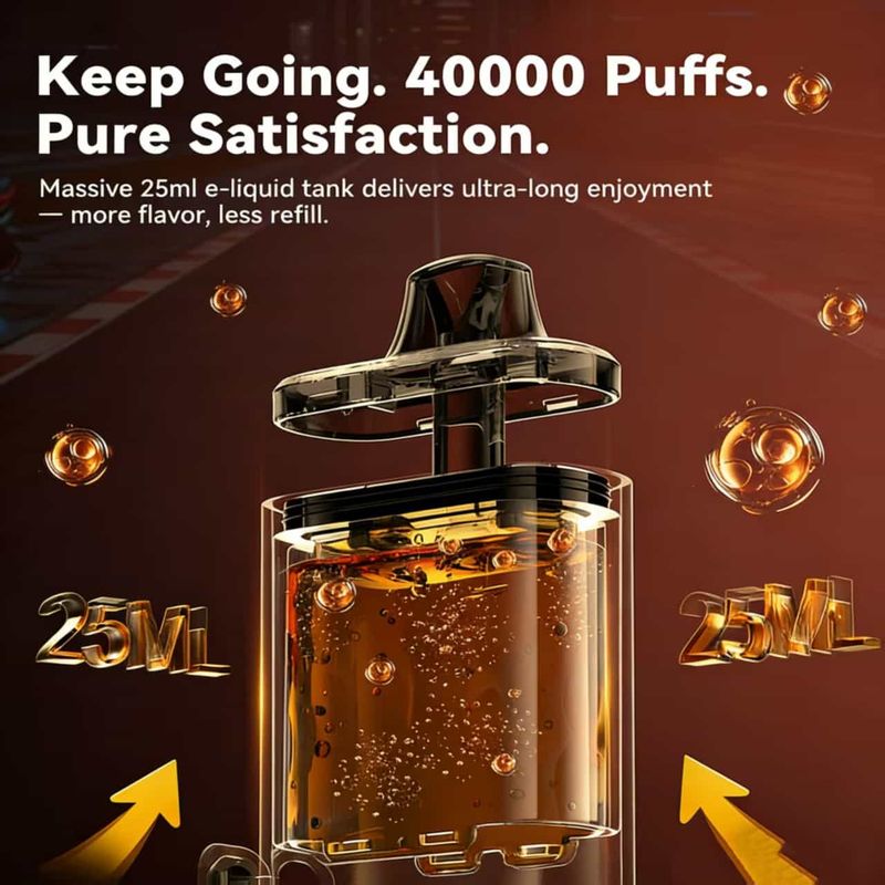 VAPEPIE PRO 40 000 Bouffées – Ultra-Fin | Jusqu’à 1 Mois