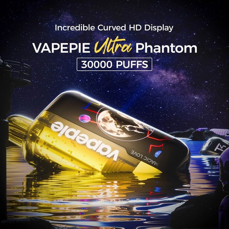 VAPEPIE x TK Ultra Phantom 30000 bouffées - design de vape moderne et futuriste !