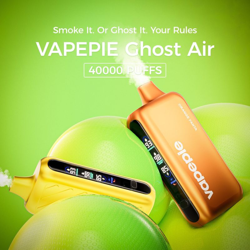 VAPEPIE GhostAir 40000 bouffées – Jetable, sensations vraiment sans fumée