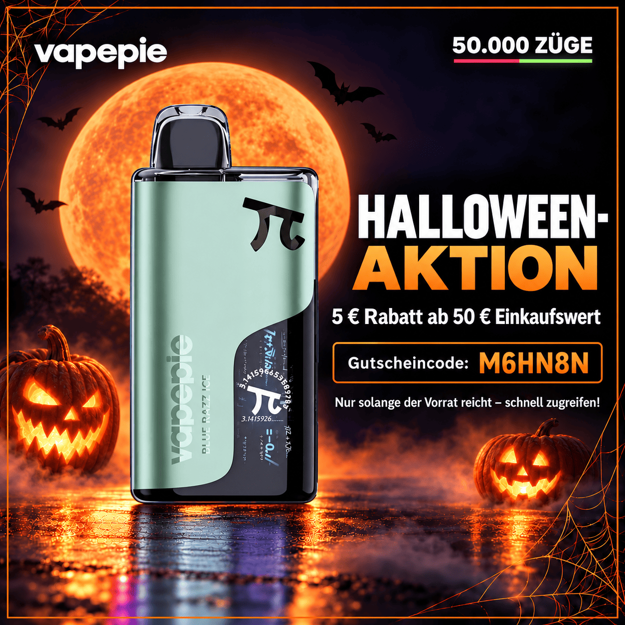Vapepie Matrix 50,000 Puffs – Rechargeable E-Cigarette, Available and Easy to Store