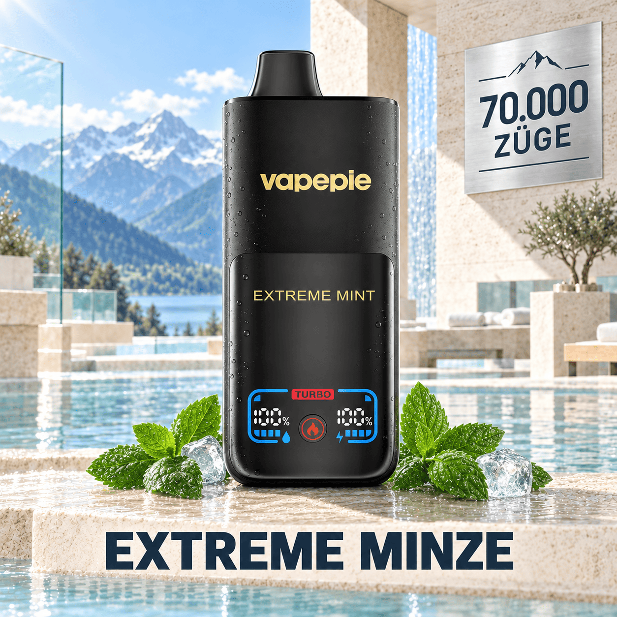 Vapepie Mega 70,000 Puffs – Rechargeable E-Cigarette, Available and Easy to Store