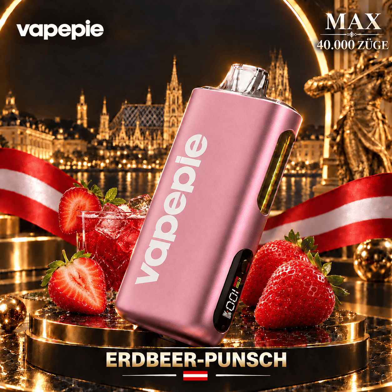 Vapepie Max 40,000 Puffs – Rechargeable E-Cigarette, Available and Easy to Store