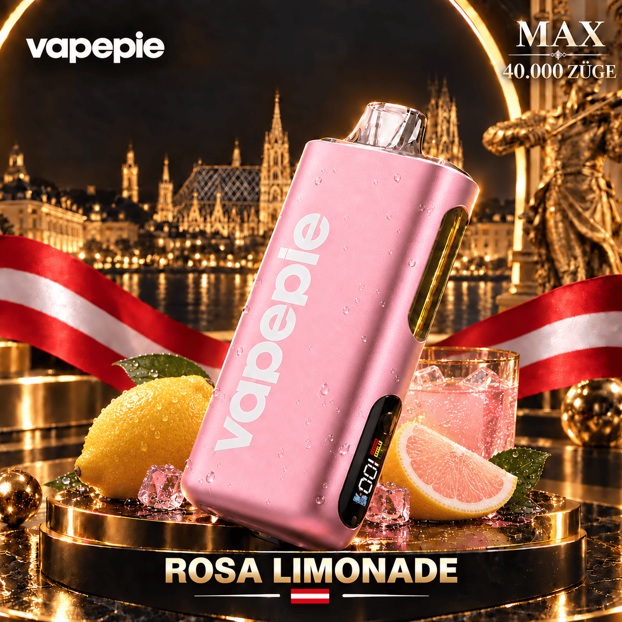 Vapepie Max 40,000 Puffs – Rechargeable E-Cigarette, Available and Easy to Store