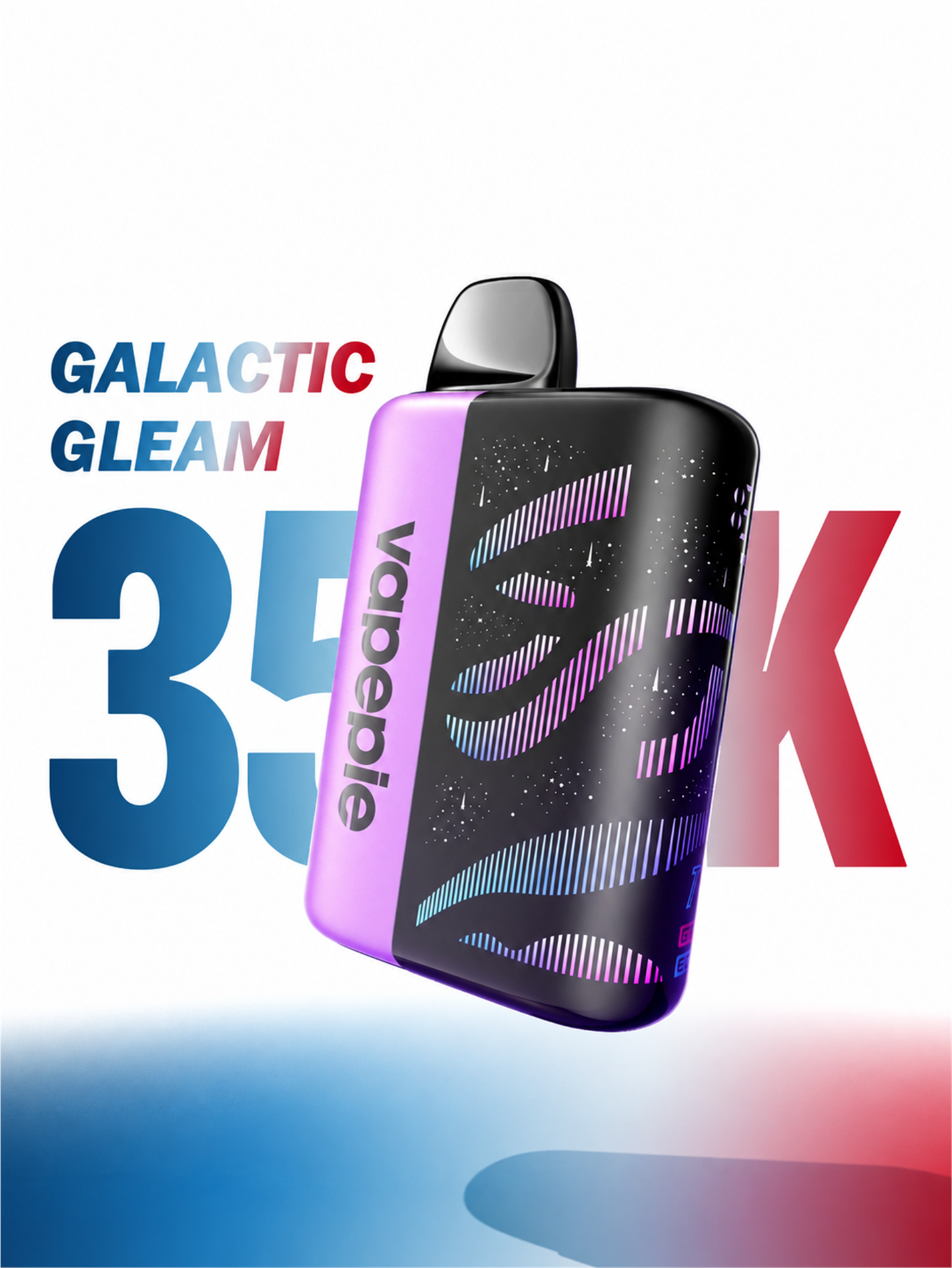 Vapepie Galactic Gleam 35 000 Kapseln – wiederaufladbare elektronische Zigarette, erhältlich und sparsam erhältlich