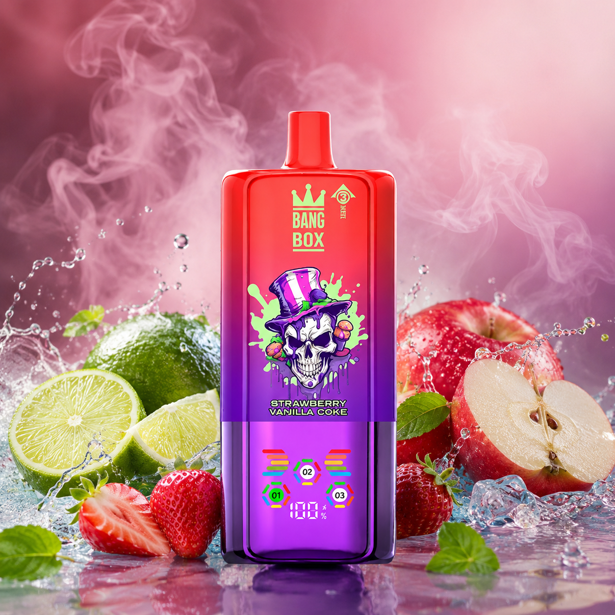 💥BANG BOX 80 000 potahů – jednorázové vape 3 v 1 s příchutí