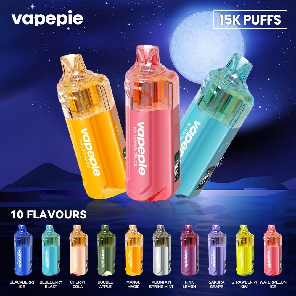 VAPEPIE Crystal Pop 15000 PUFFS - Gdzie inteligentne ovládání spotkává maksymalny smak