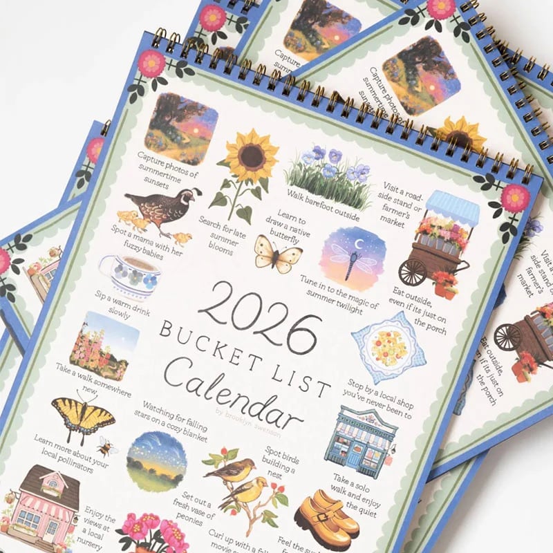 📅LAST DAY 49% OFF - 2026 Bucket List Calendar 🍂🌸