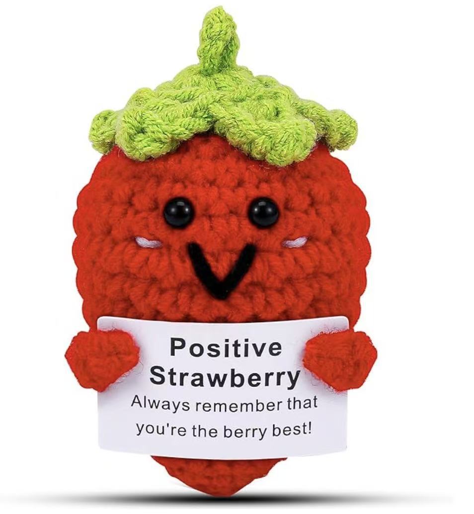 Handmade Inspirational Crochet Dolls – Mini Positive Energy Gifts for Christmas & Birthdays