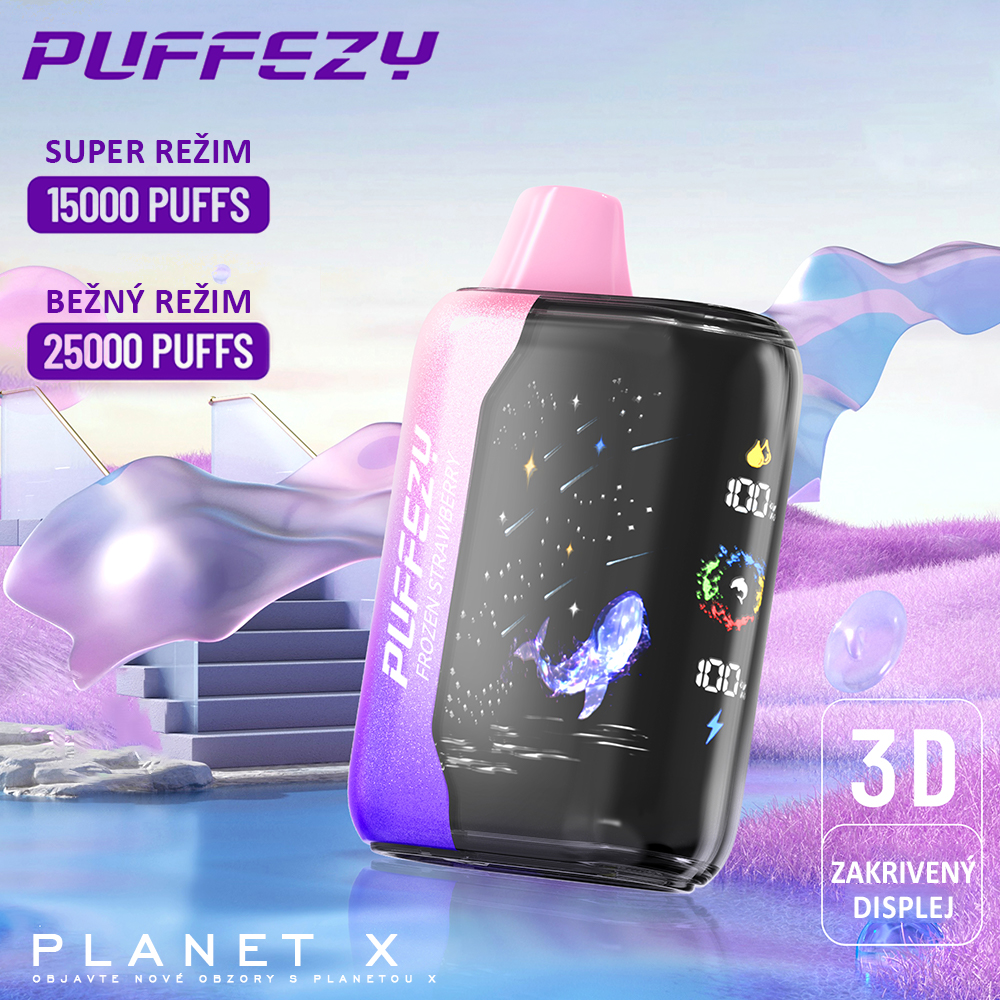 💥Akcia 1+1 ZADARMO!🔥PUFFEZY planet X 25000 PUFFS