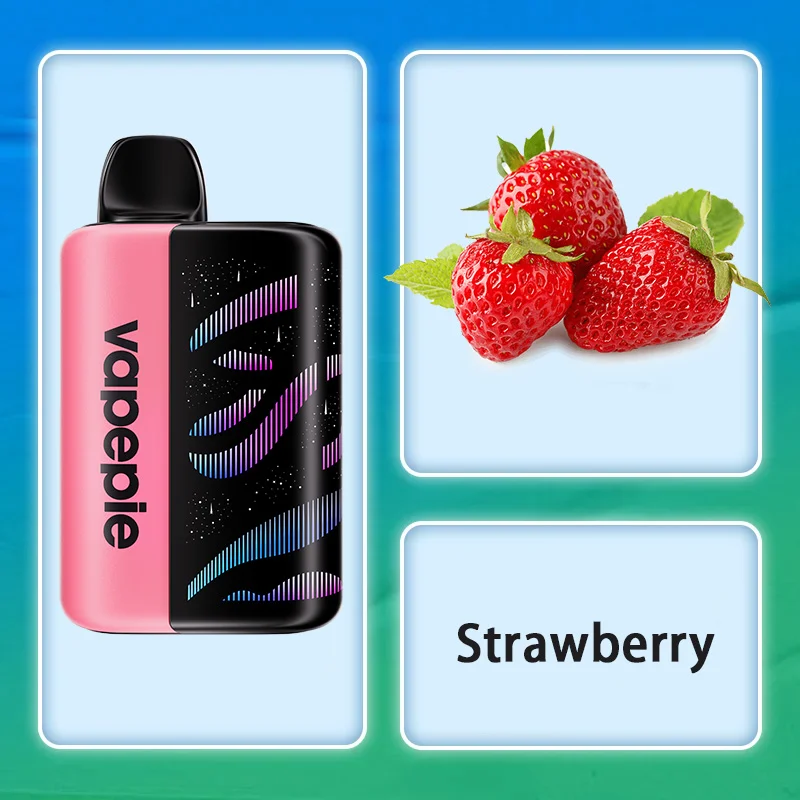 Strawberry B-Pop Vape | Vapepie 35000 Puffs Galactic Gleam
