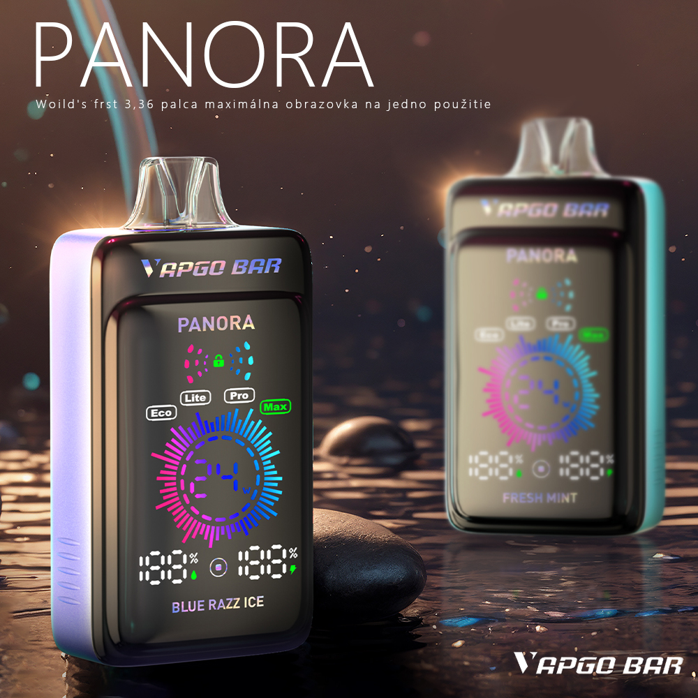 💥Akcia 1+1 ZADARMO!✨Vapgobar Panora 25000 PUFFS
