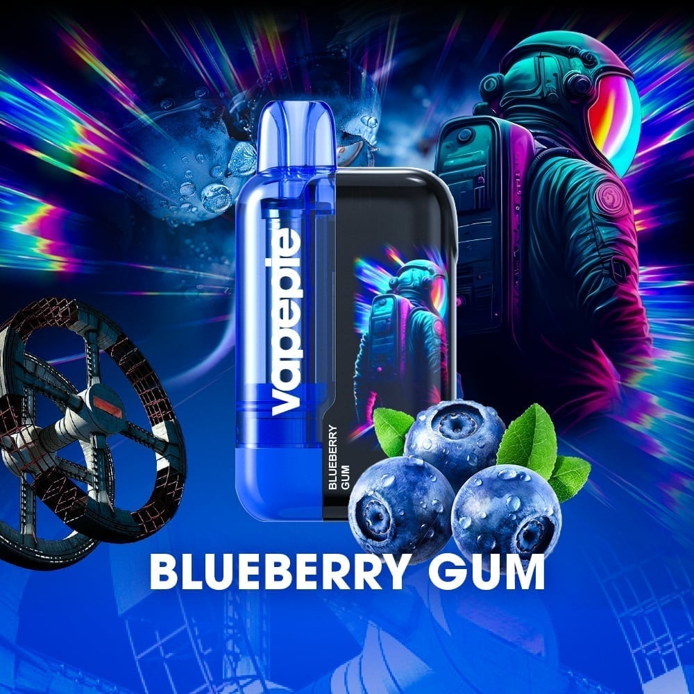 Chewing-gum Myrtille丨Cigarette électronique jetable rechargeable – 30 000 bouffées