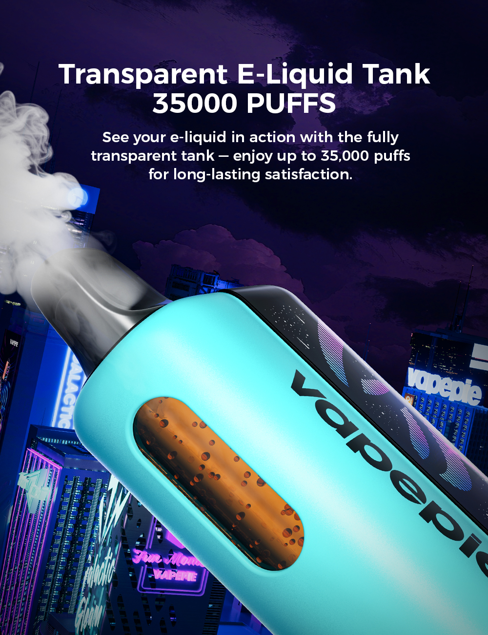 Najważniejsze funkcje VAPEPIE Galactic Gleam