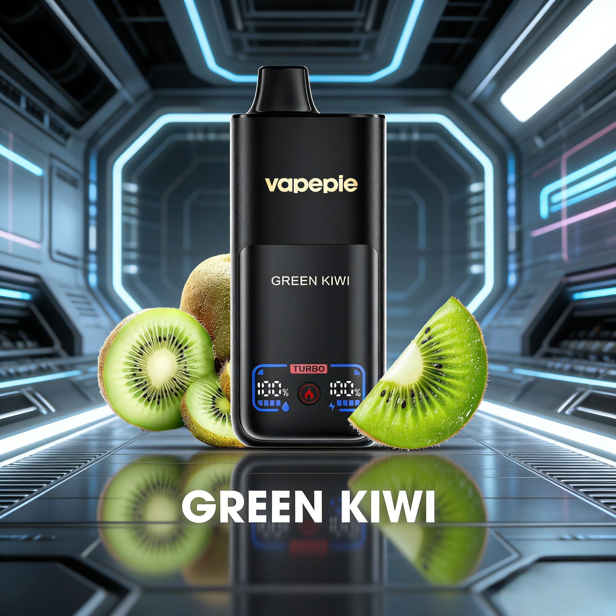 Green Kiwi | 70000 Puffs Rechargeable Disposable Vape