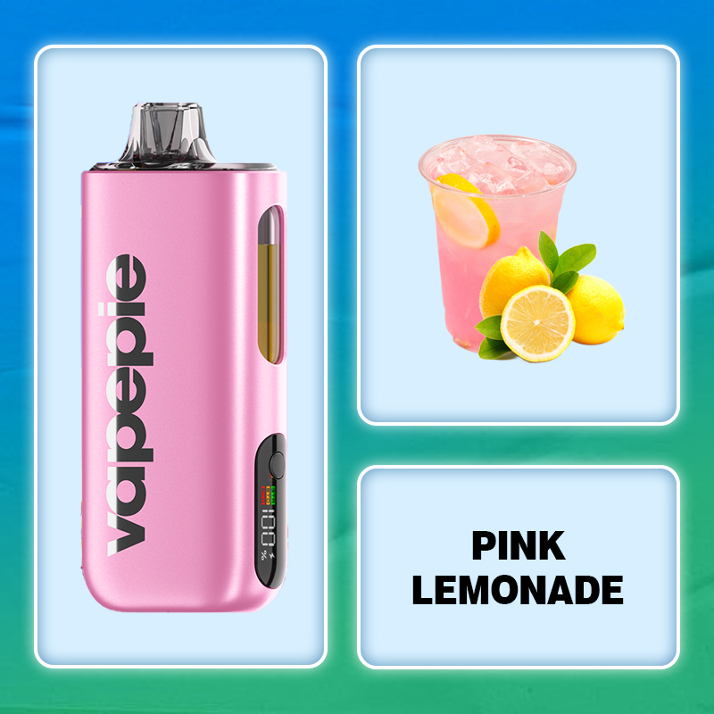 Pink Lemon & VAPEPIE Max 40000 PUFFS