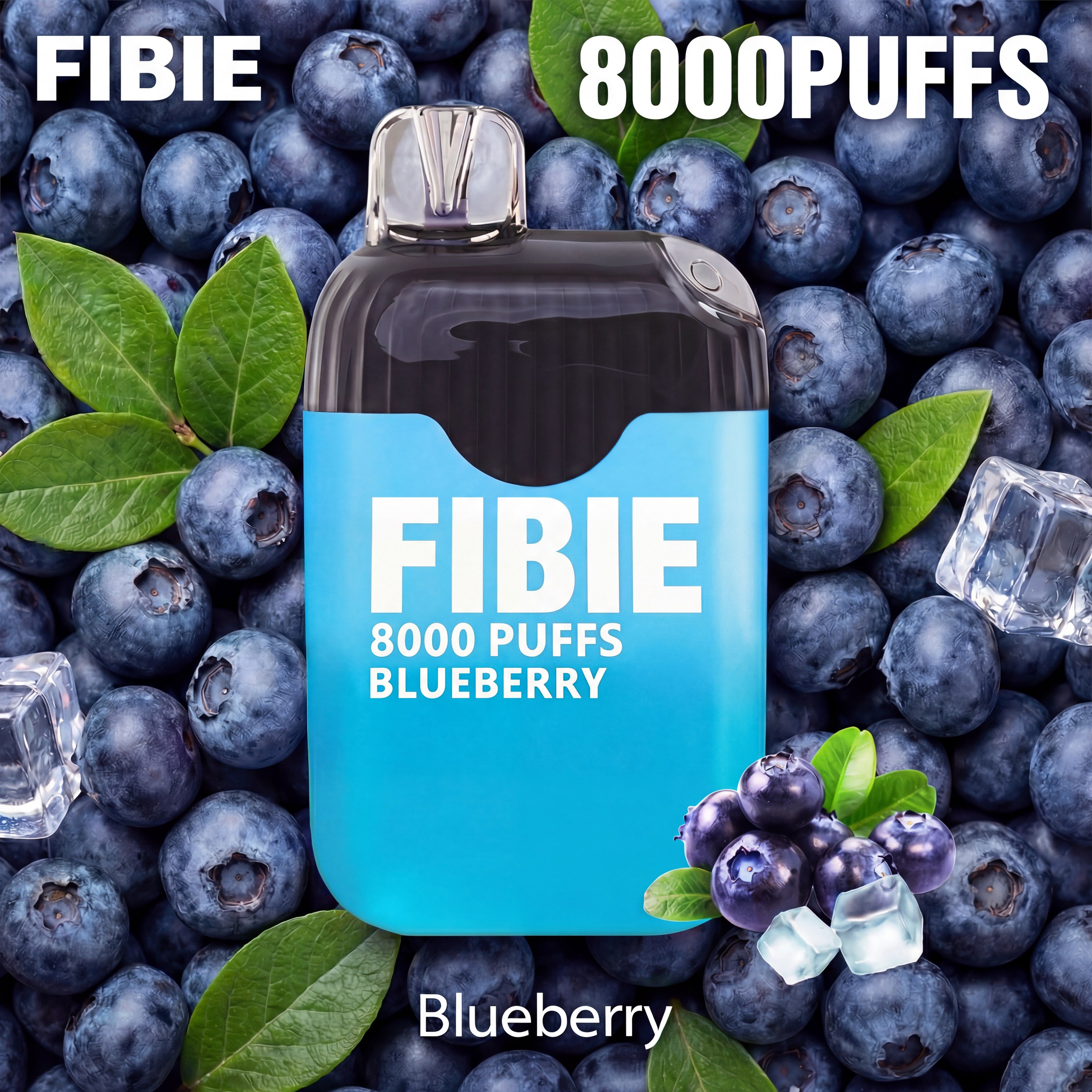 🔥FIBIE 8000 PUFFS Smak Borówki