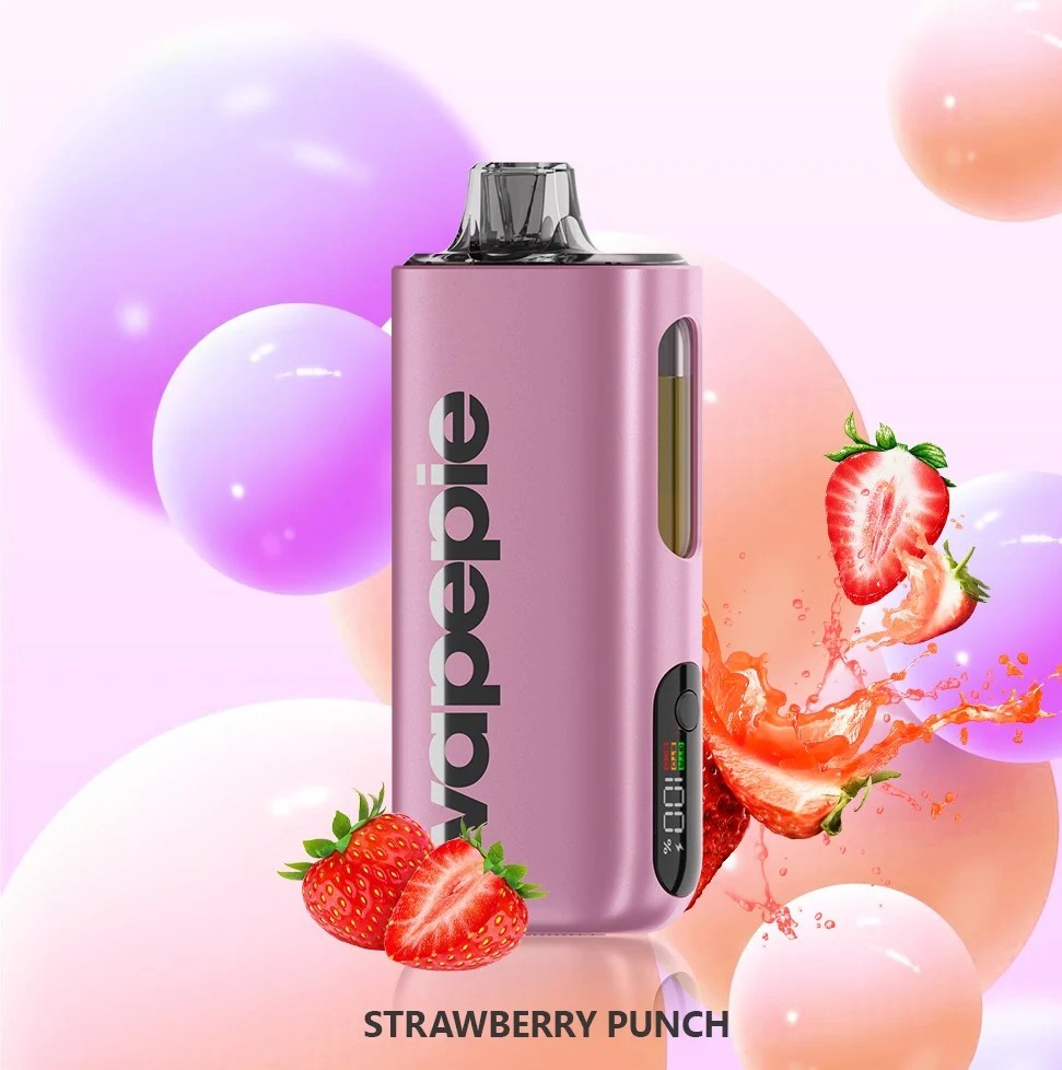 STRAWBERRY PUNCH (✨Nowe smaki)Vapepie 40,000 Puffs