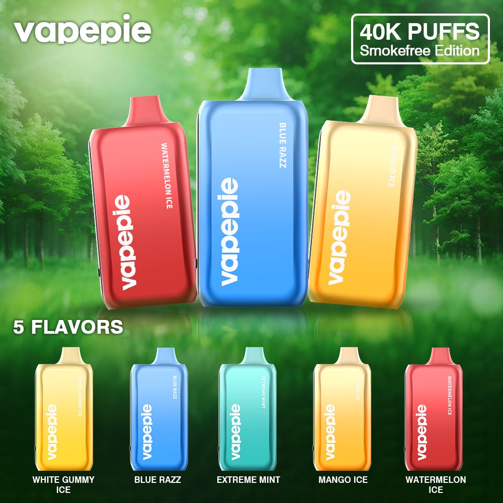 VAPEPIE GHOSTAIR 40000 PUFFS-Füstmentes mód és kéttartályos eldobható vape