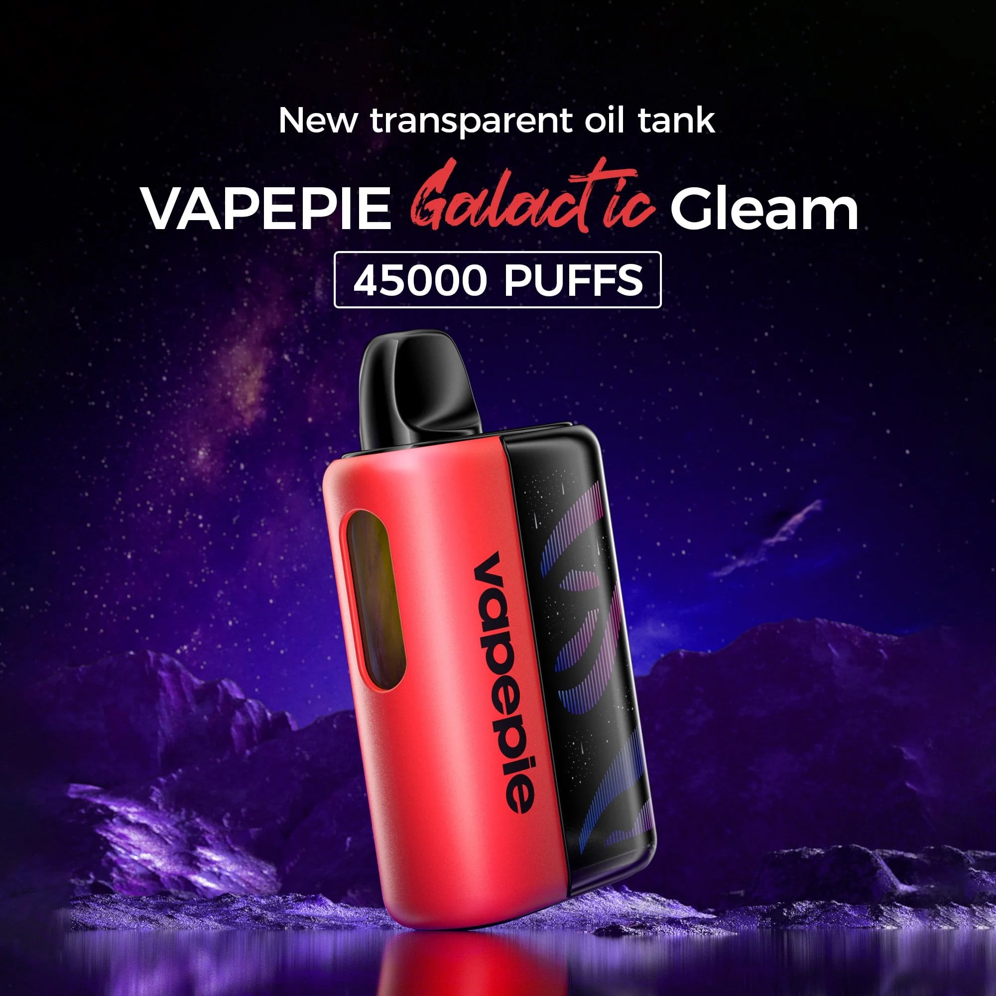 VAPEPIE Galactic Gleam 45000 Puffs | Nagyobb kapacitás, erősebb íz, stabilabb teljesítmény!