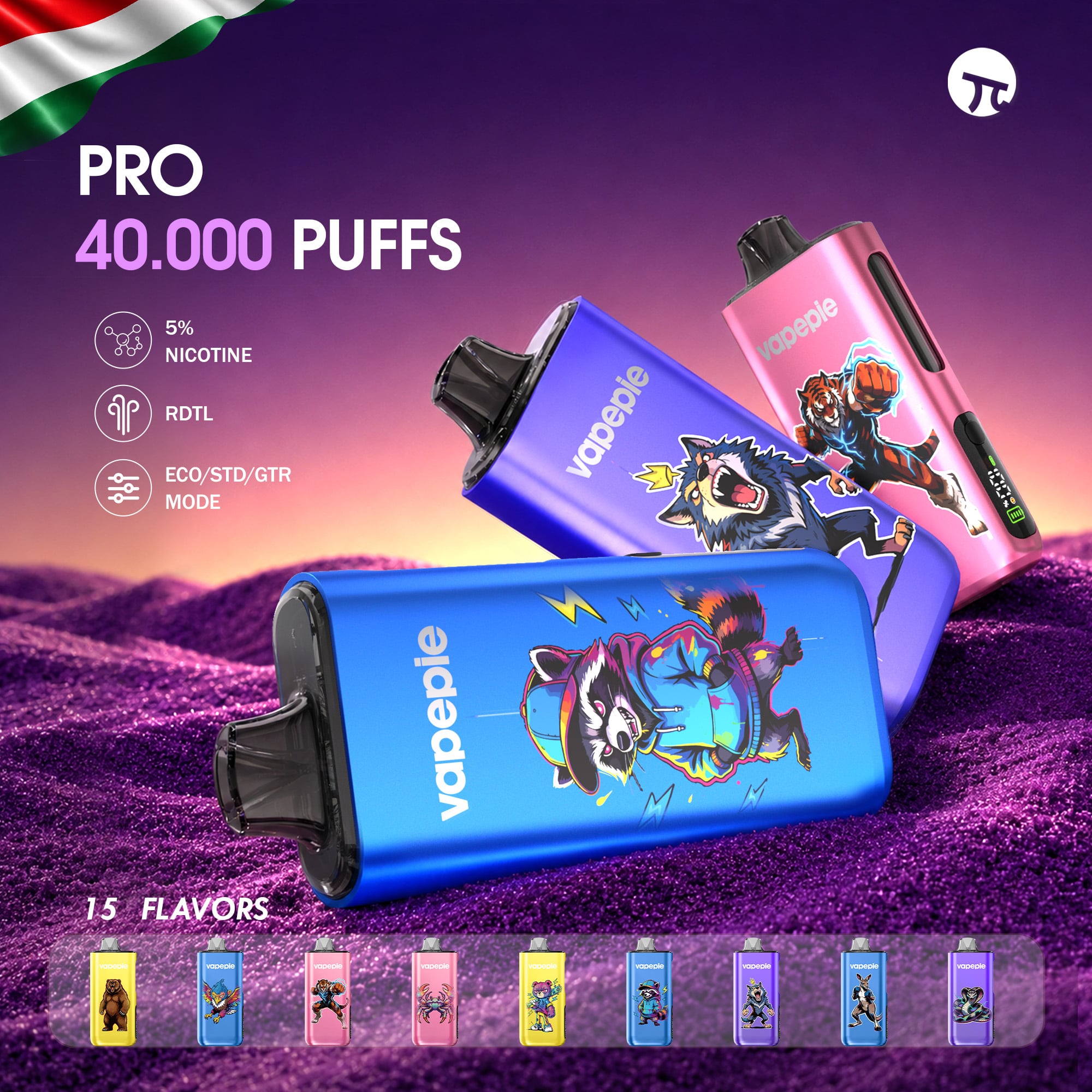 ÚJ VAPEPIE PRO 40000 PUFFS UPGRADED EDITION | Megújult dizájnok limitált IP Edition változatokkal