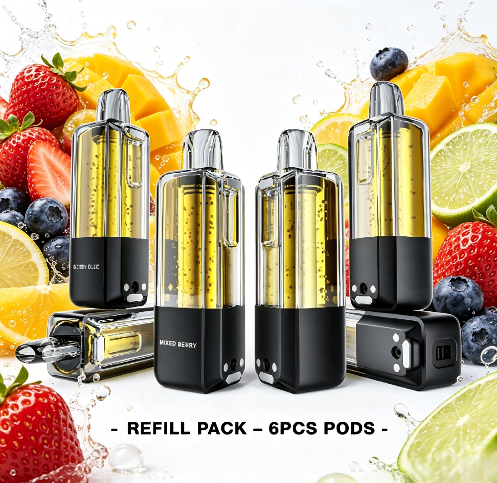 👑  VAPEPIE&TK Ultra X Pod (15000 Puffs)--6 darab egy csomagban