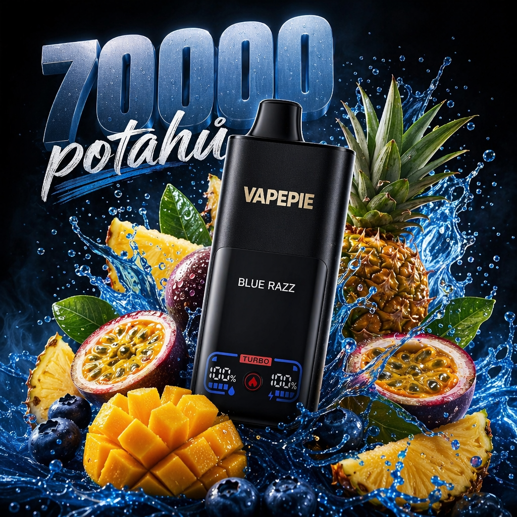 VAPEPIE Mega 70000 PUFFS-óriási gőz és hosszan tartó teljesítmény