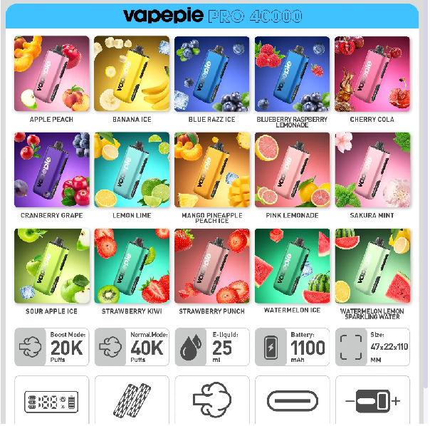 ÚJ VAPEPIE PRO 40000 PUFFS UPGRADED EDITION | Megújult dizájnok limitált IP Edition változatokkal