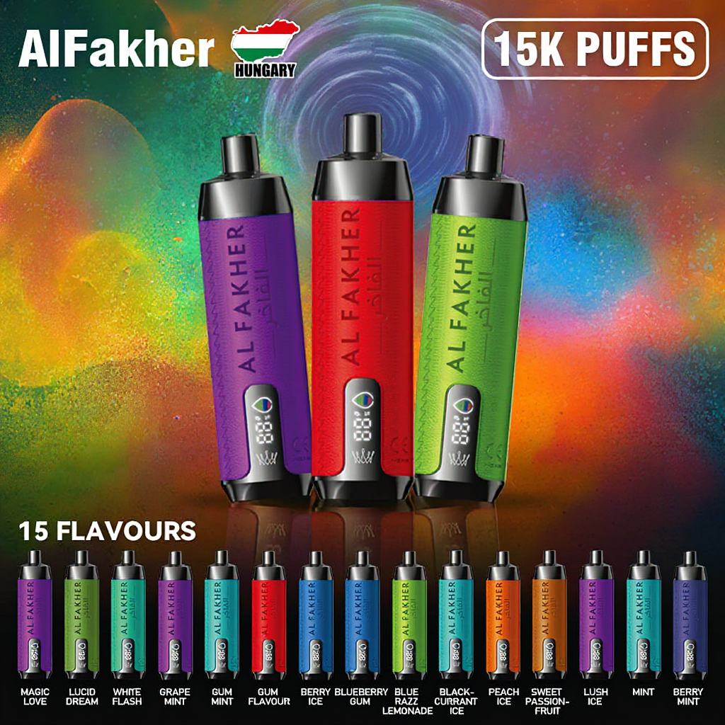 3db–20db🔥AL FAKHER 15000 Puff – Integrált Hookah Hanghatásokkal! ÉLVEZD A VALÓDI HOOKAH ÉLMÉNYT!