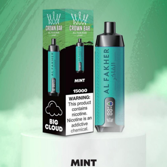 Citrom menta íz - AL FAKHER 15000 PUFFS Crown Bar