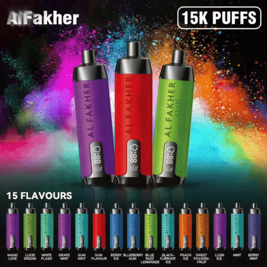 🔥AL FAKHER 15000 Puffs – Integrált Hookah Hanghatásokkal! ÉLVEZD A VALÓDI HOOKAH ÉLMÉNYT!