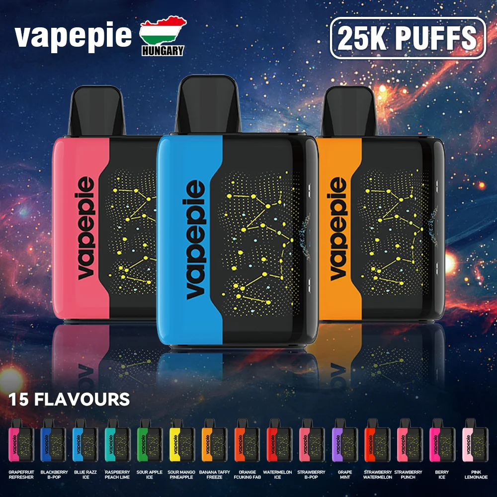 Meglepetésdoboz✨VAPEPIE 25000 PUFFS - Ívelt Star Sky képernyő (🌌 Mai különleges ajánlat)