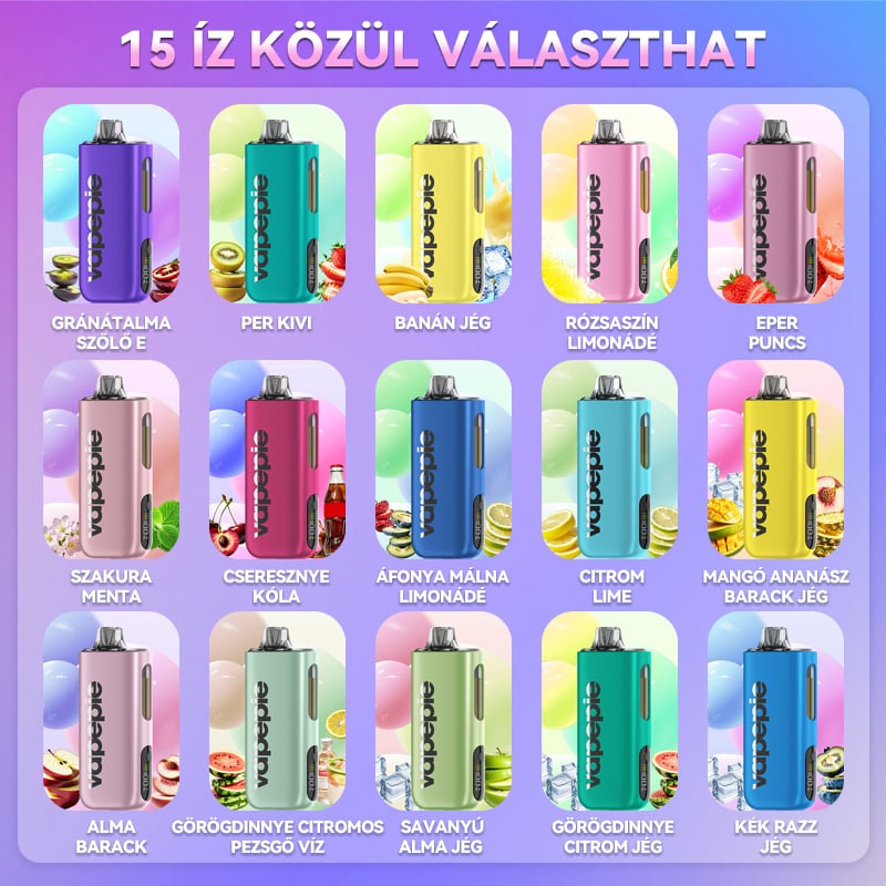 🔥VAPEPIE Max 40000 PUFFS💥A világ első ultra vékony Vape-ja nagy kapacitással💥