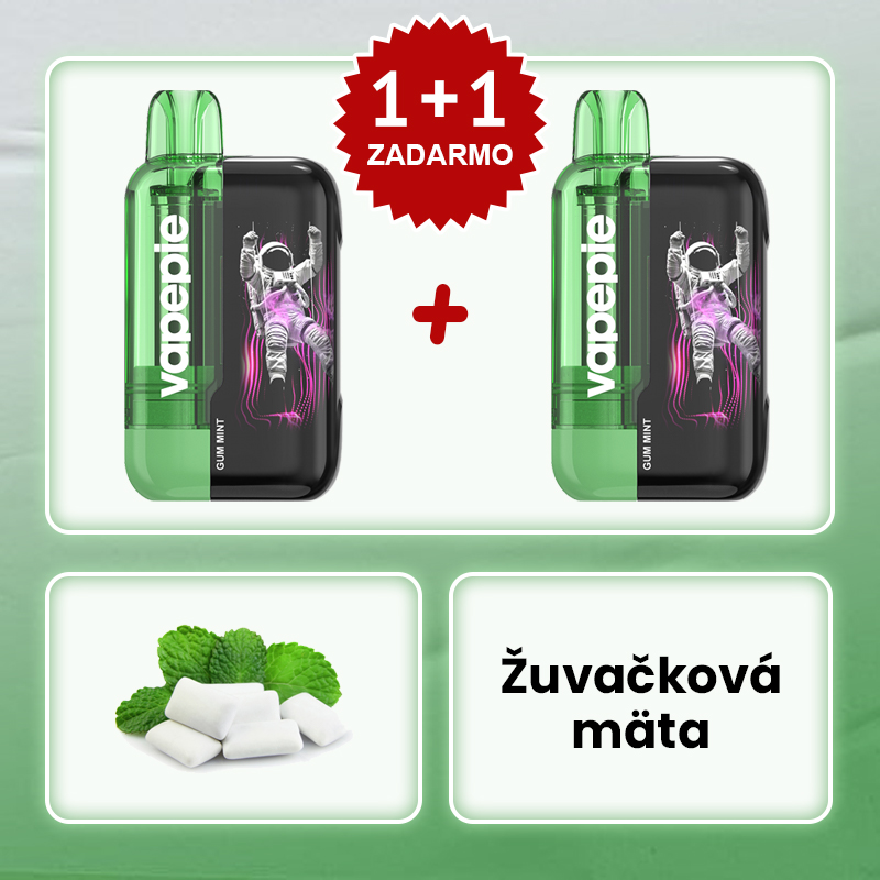 🎉🎉Akcia 1+1 ZADARMO! Vapepie Ultra Phantom 30000 Szívás – Tick Tock Limitált LED Éjfény-Edition