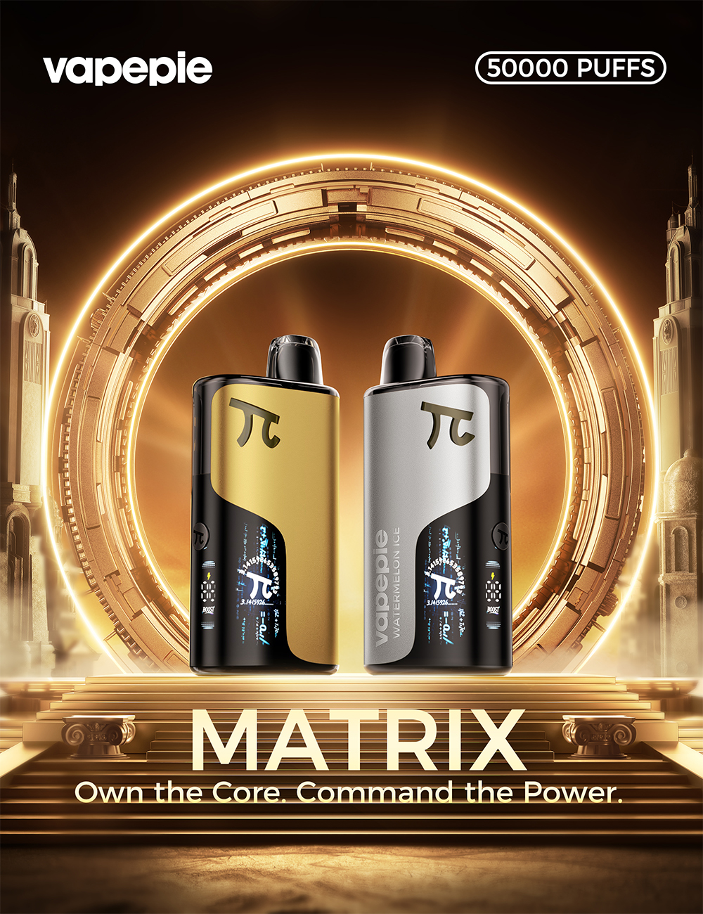 VAPEPIE MATRIX v pr&eacute;miovom kovovom vyhotoven&iacute;
