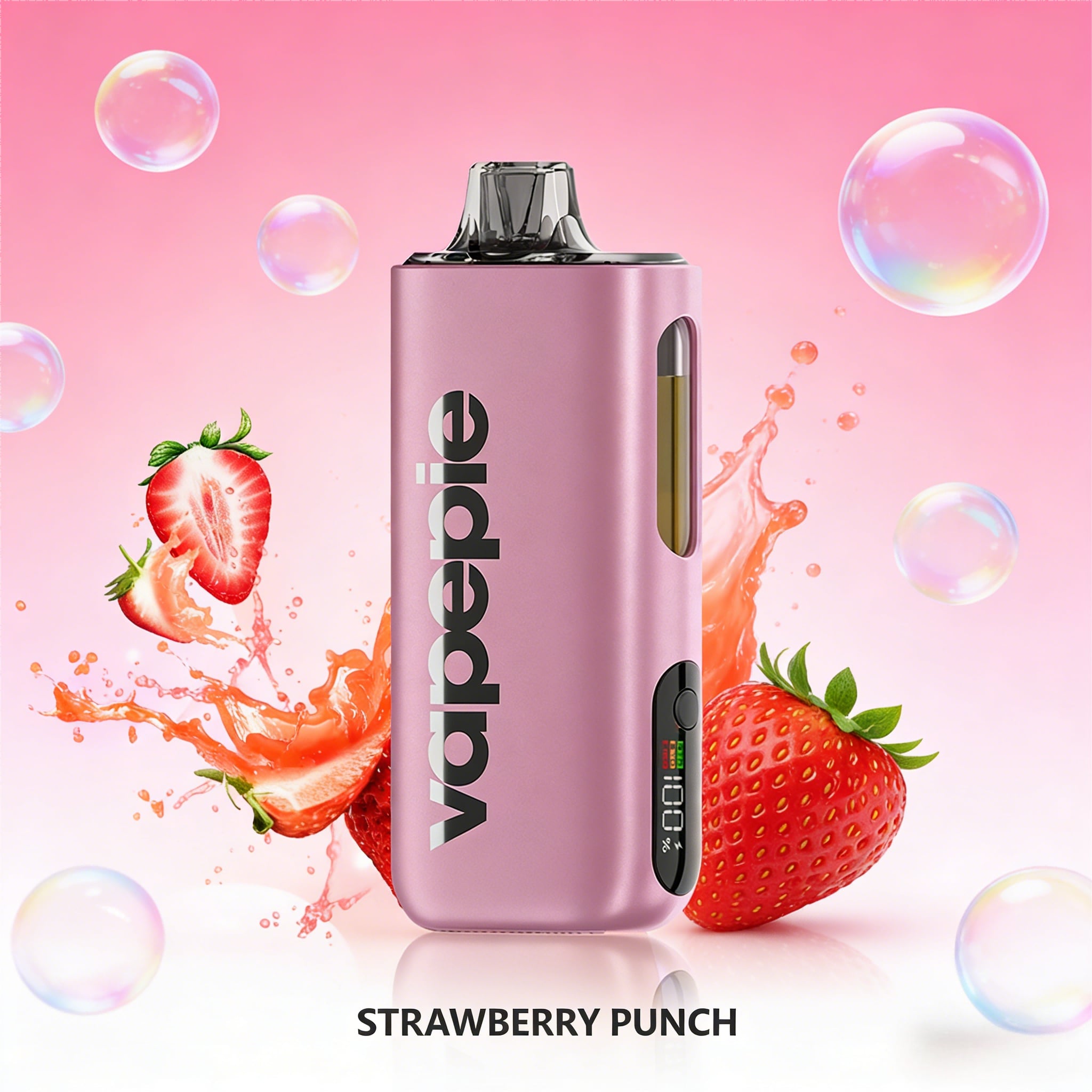 Vapepie 40000 Max Puffs Strawberry Punch