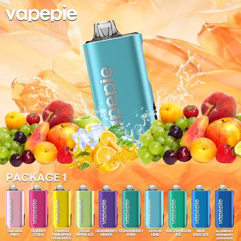 Vapepie 40000 Max Puffs Strawberry Punch