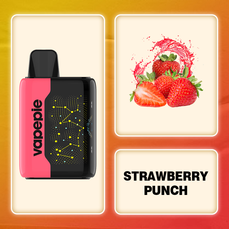 💥Akcia 1+1 ZADARMO!🔥Kyselý Mango A Ananas & VAPEPIE 25000 PUFFS - Star Sky Curved Screen