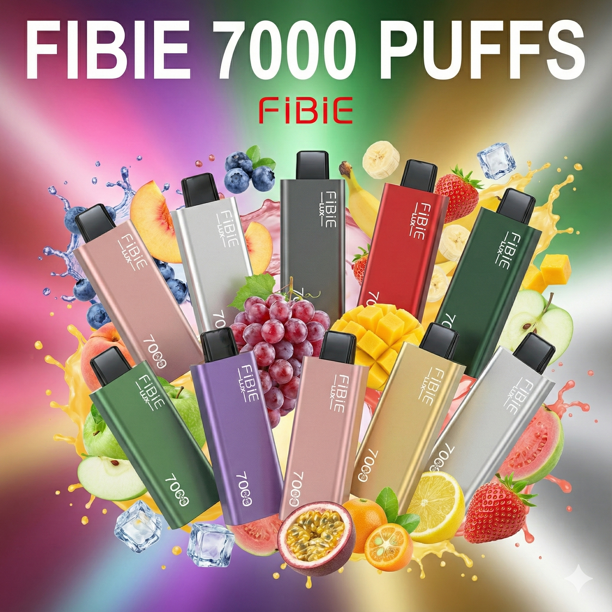 🧑‍🎄 Vánoční speciální vydání🎶 FIBIE PIE 7000 PUFFS  – Nejoblíbenější volba v České republice!🏆