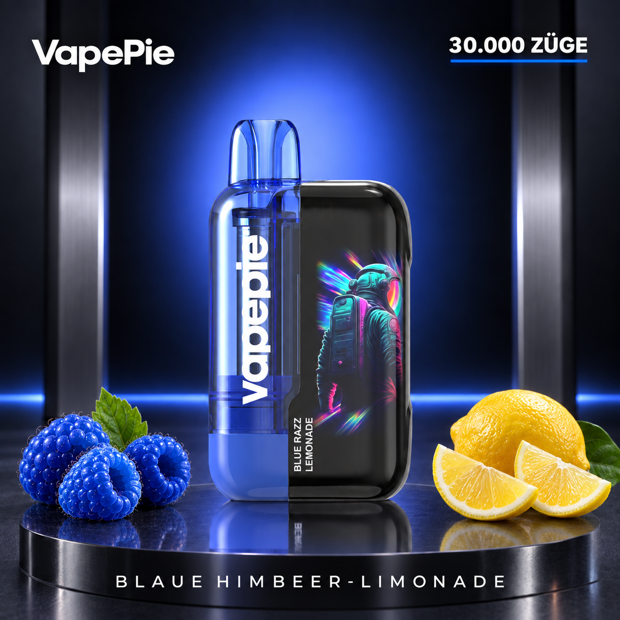 Vapepie Ultra Phantom 30 000 Züge – Nachfüllbare elektronische Einwegzigarette, erhältlich in mehreren Geschmacksrichtungen