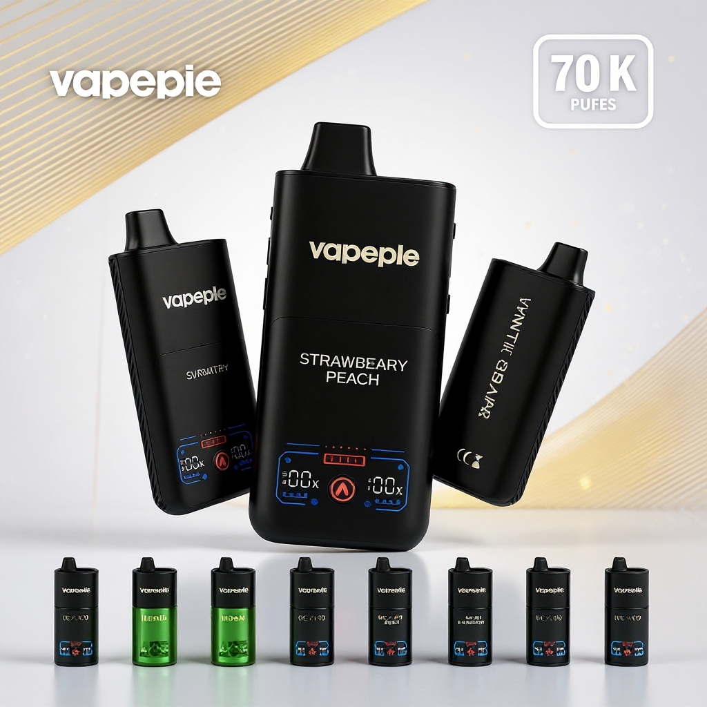 🔥VAPEPIE Mega 70000 PUFFS💨 - Búcsúzz el a szorongástól, élvezd a hetvenezer száj szabadidejét!