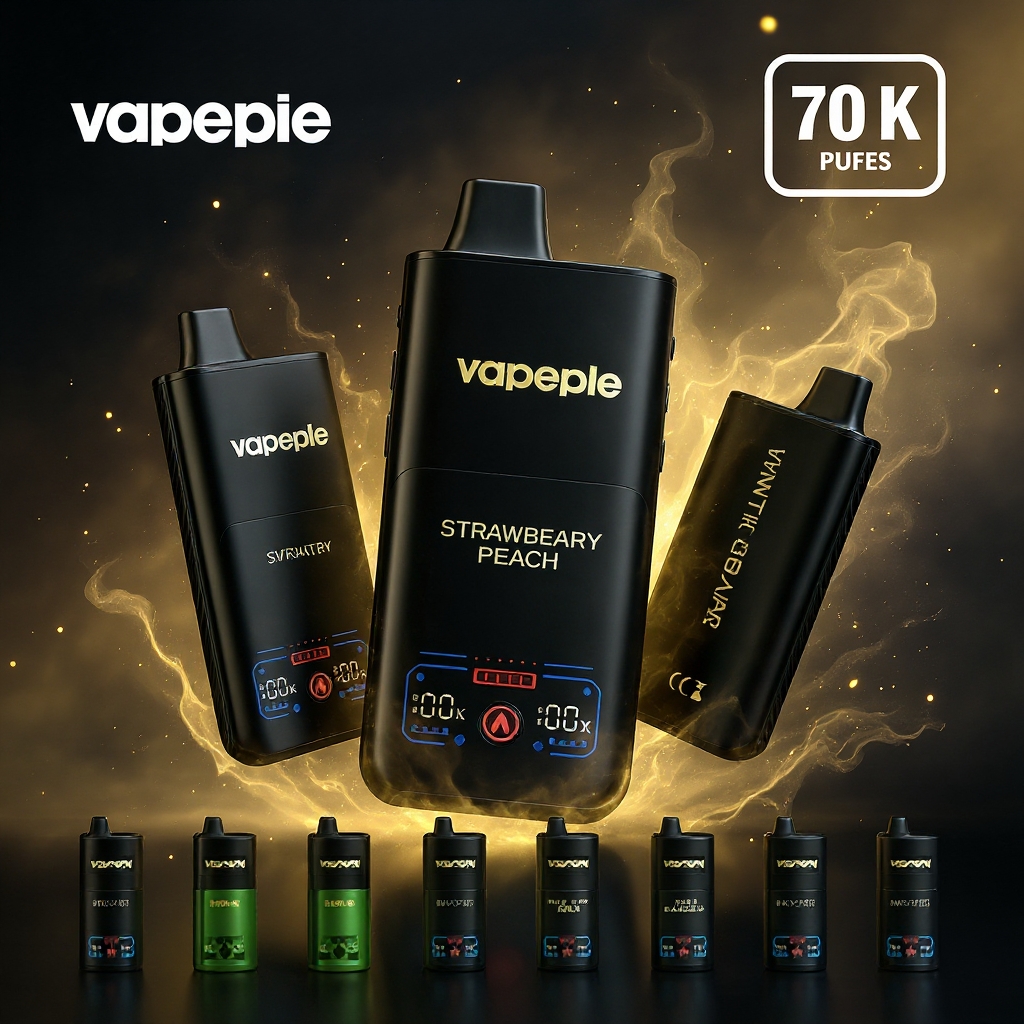 🔥VAPEPIE Mega 70000 PUFFS💨 - Búcsúzz el a szorongástól, élvezd a hetvenezer száj szabadidejét!