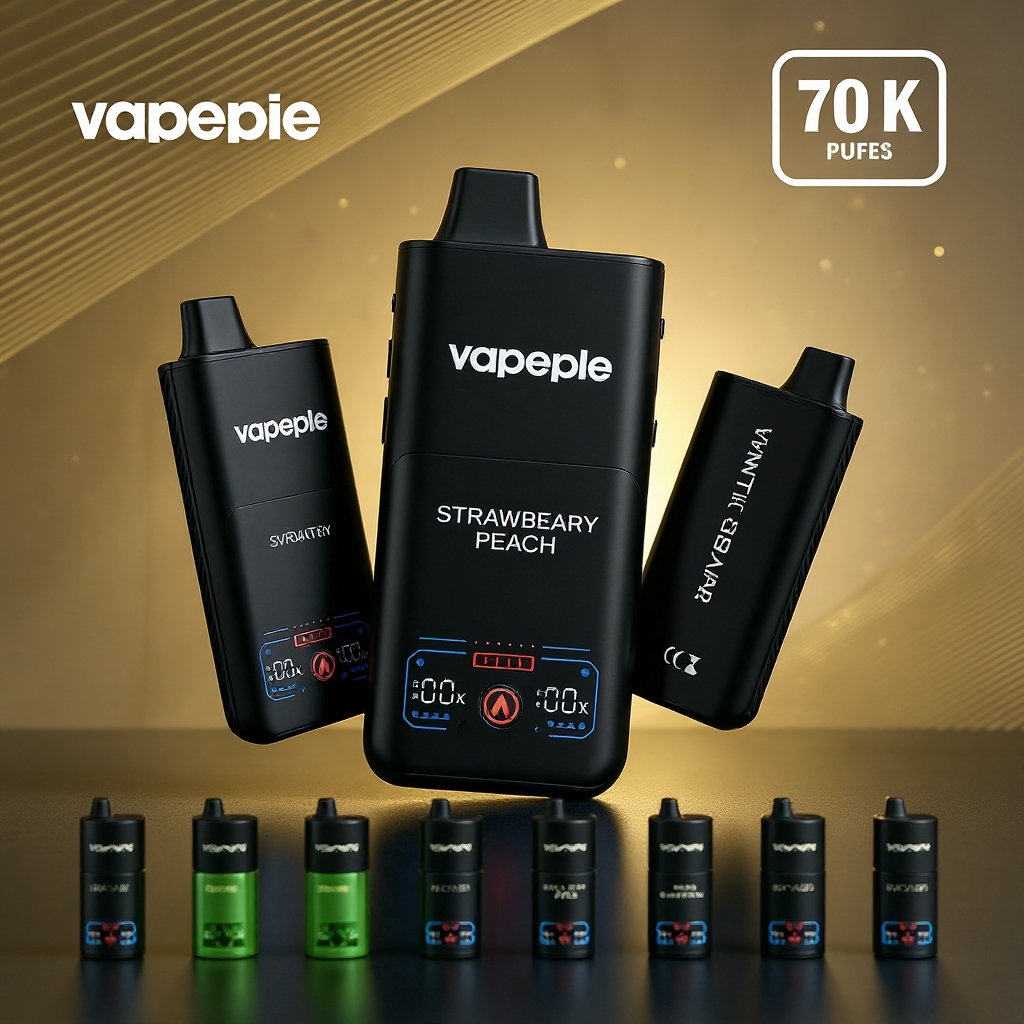🔥VAPEPIE Mega 70000 PUFFS💨 - Búcsúzz el a szorongástól, élvezd a hetvenezer száj szabadidejét!