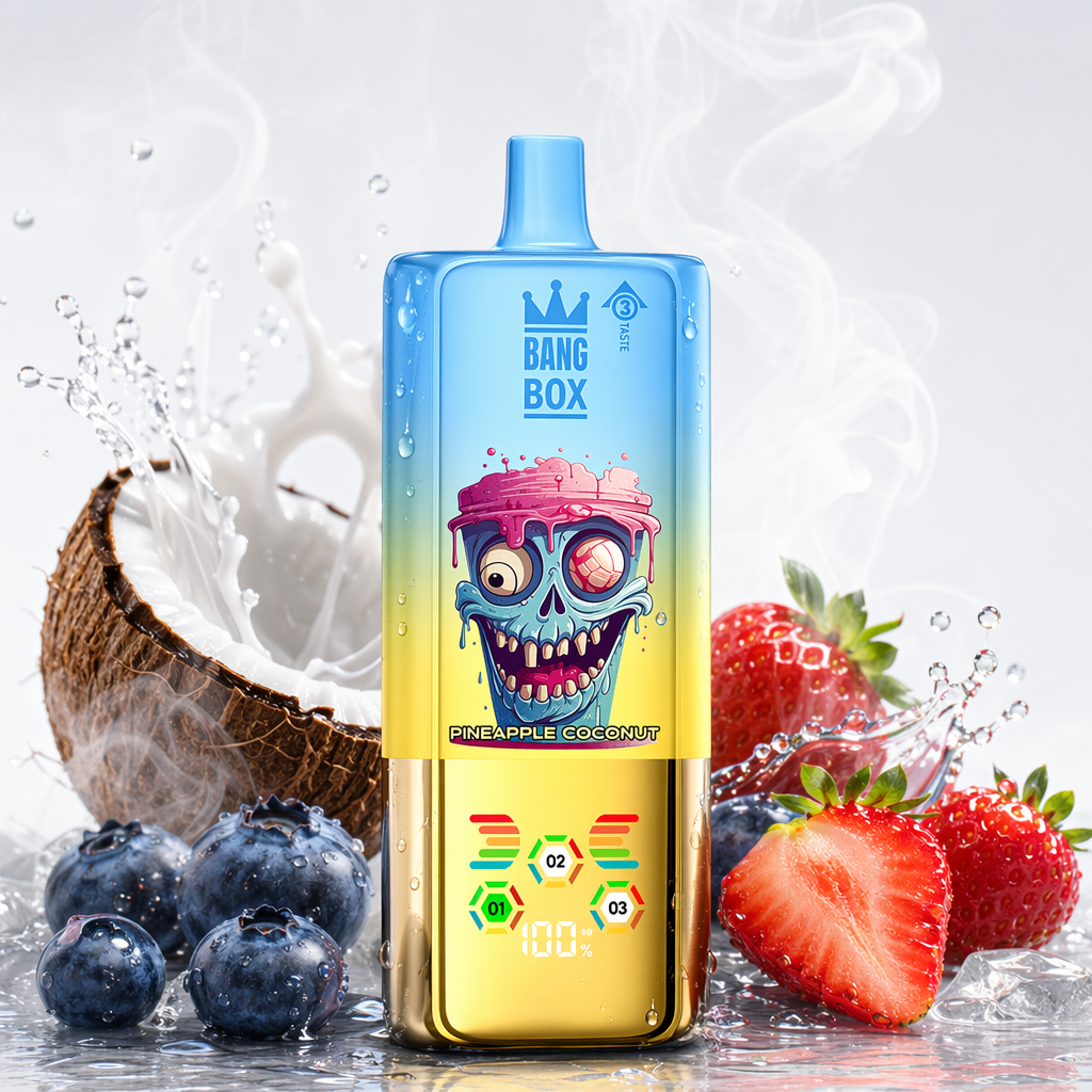 💥BANG BOX 80 000 potahů – jednorázové vape 3 v 1 s příchutí