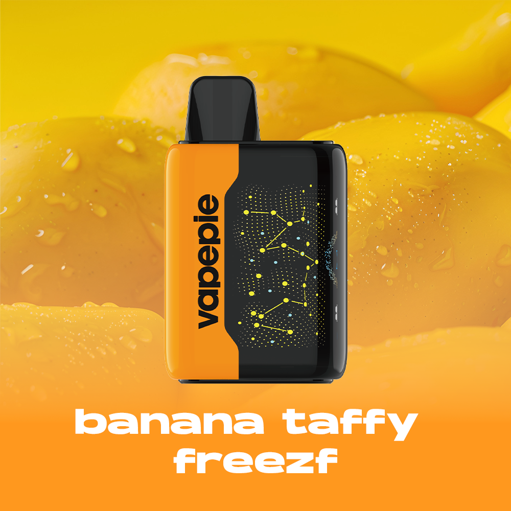 💥Akcia 1+1 ZADARMO!🔥Malina, Broskve A Limetka & VAPEPIE 25000 PUFFS - Star Sky Curved Screen