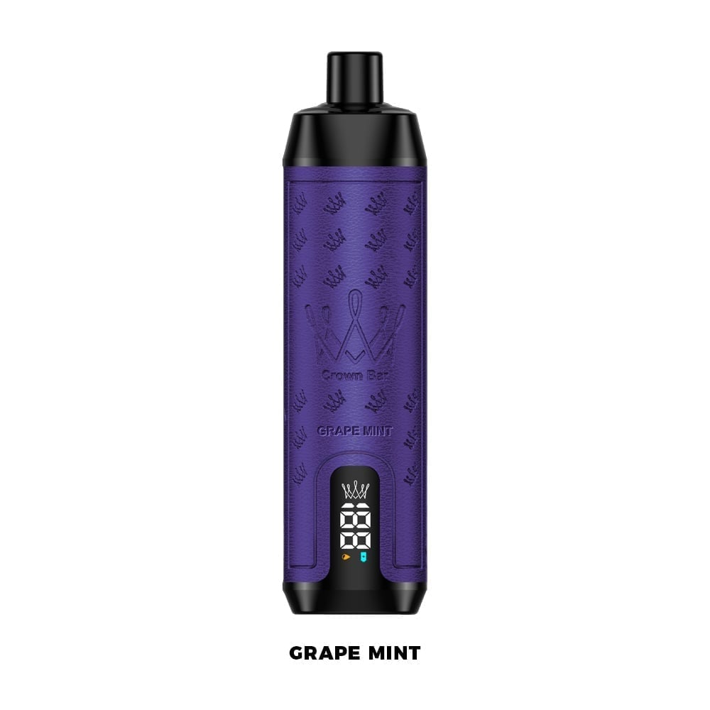💥Akcia 1+1 ZADARMO!🔥AL FAKHER 12000 PUFFS Crown Bar - ČERNÝ RYBÍZ S MÁTOVOU PŘÍCHUTÍ