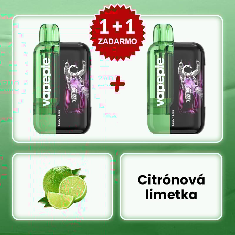 💥Akcia 1+1 ZADARMO!🧑‍🚀Dvojité jablko✨VAPEPIE Ultra Phantom 30000 Puffs – Tick Tock Limitovaná LED Nočná Edícia