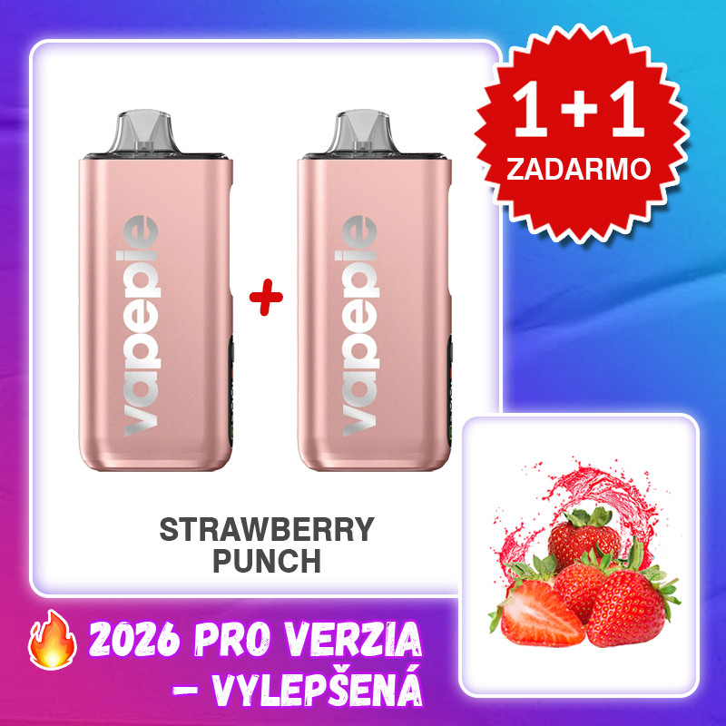 💥Akcia 1+1 ZADARMO!🔥VAPEPIE PRO 40000 Potiahnutí