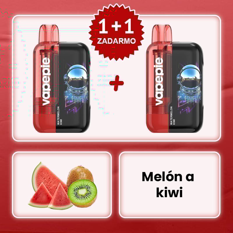 💥Akcia 1+1 ZADARMO!🧑‍🚀Dvojité jablko✨VAPEPIE Ultra Phantom 30000 Puffs – Tick Tock Limitovaná LED Nočná Edícia