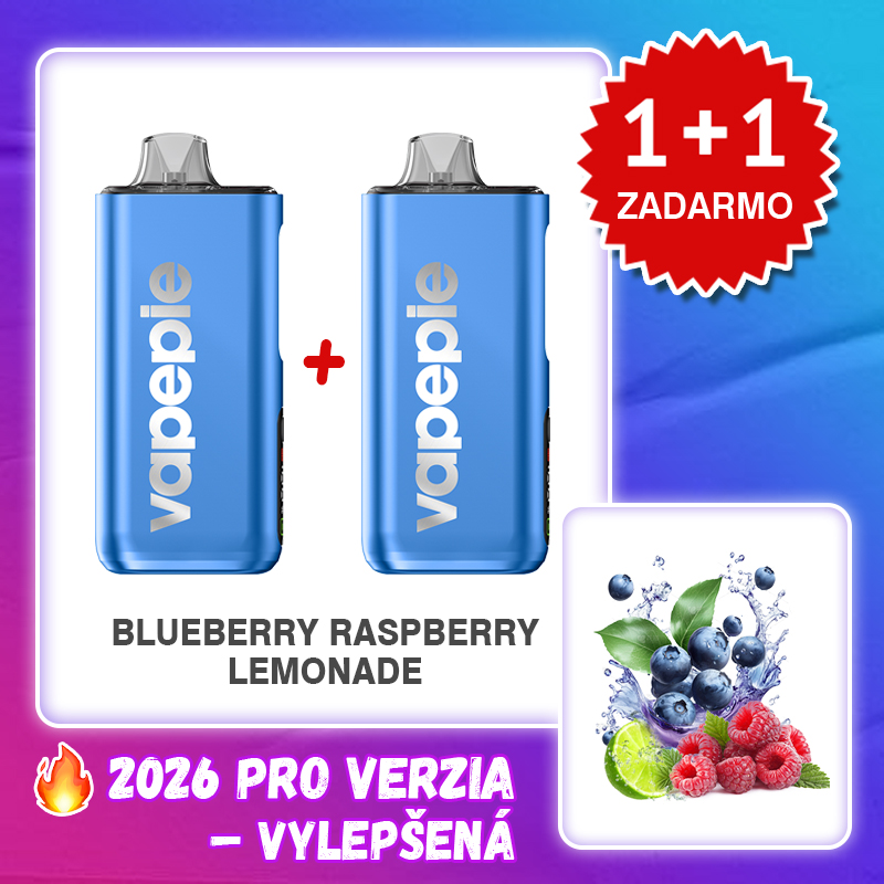 💥Akcia 1+1 ZADARMO!🔥VAPEPIE PRO 40000 Potiahnutí